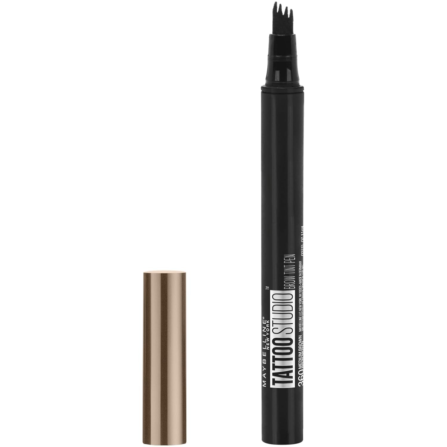 New York Tattoostudio Brow Tint Pen Makeup, Soft Brown, 0.037 Fl. Oz.